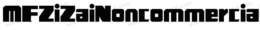 MFZiZaiNoncommercial Regular字体转换